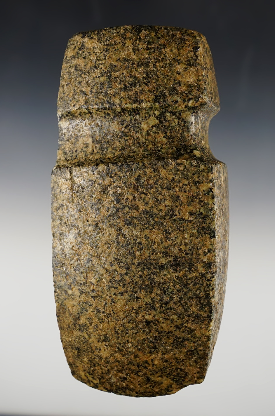 6" highly stylized 3/4 Groove Axe found in the Missouri/Iowa area. Great form!