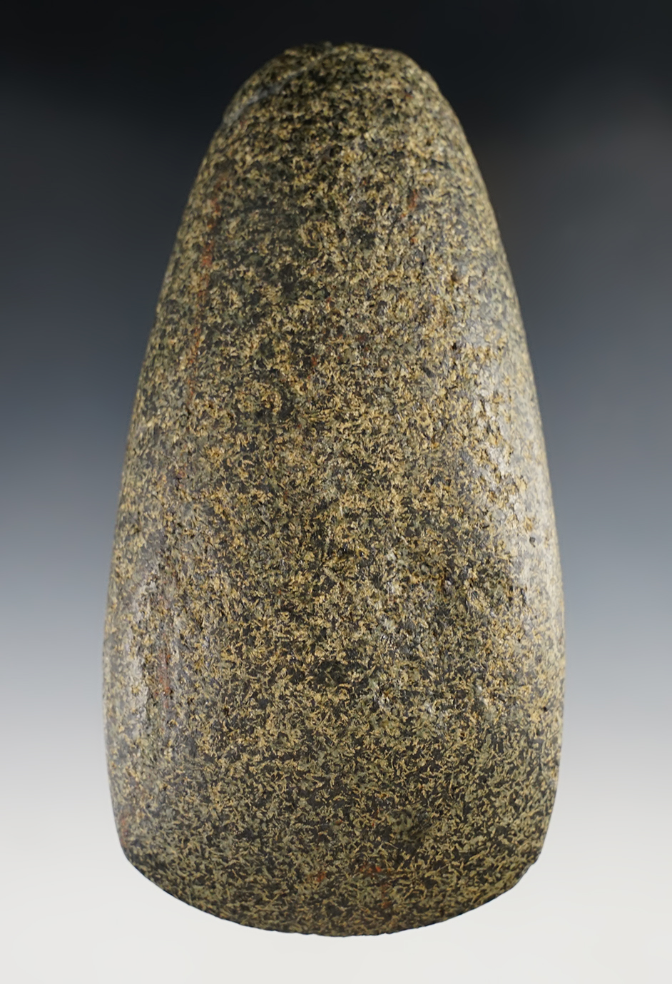 Nice 6 1/8" Celt made from well patinated Granite. Found in Ross Co., Ohio. Dickey COA. 