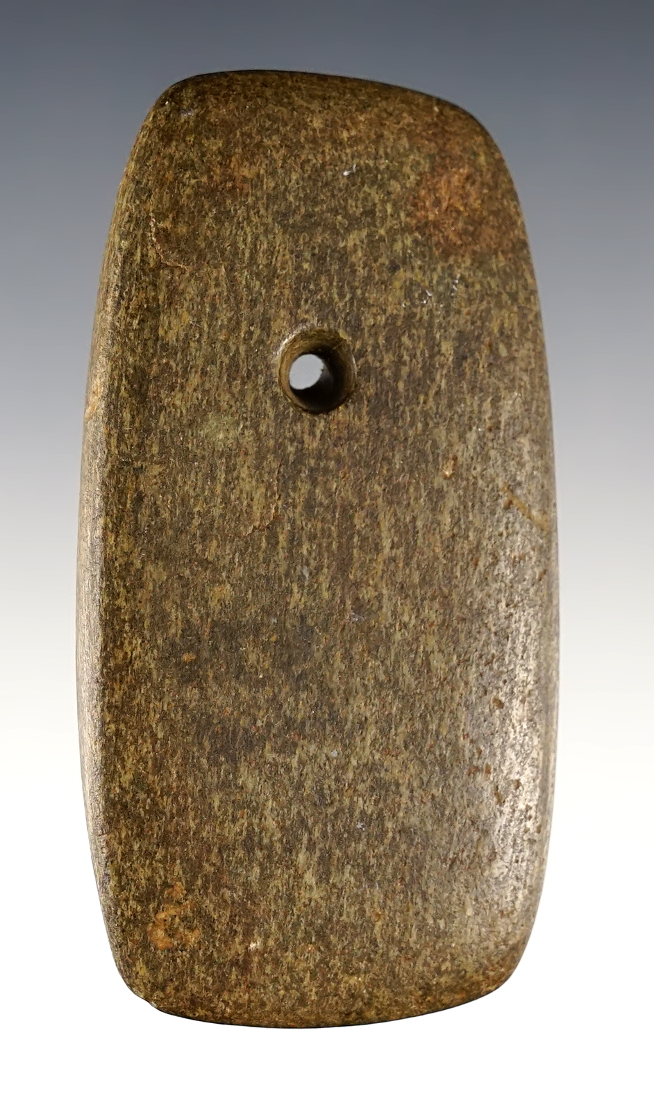 Beautiful 3 5/16" Hardstone Pendant found in Ohio. 