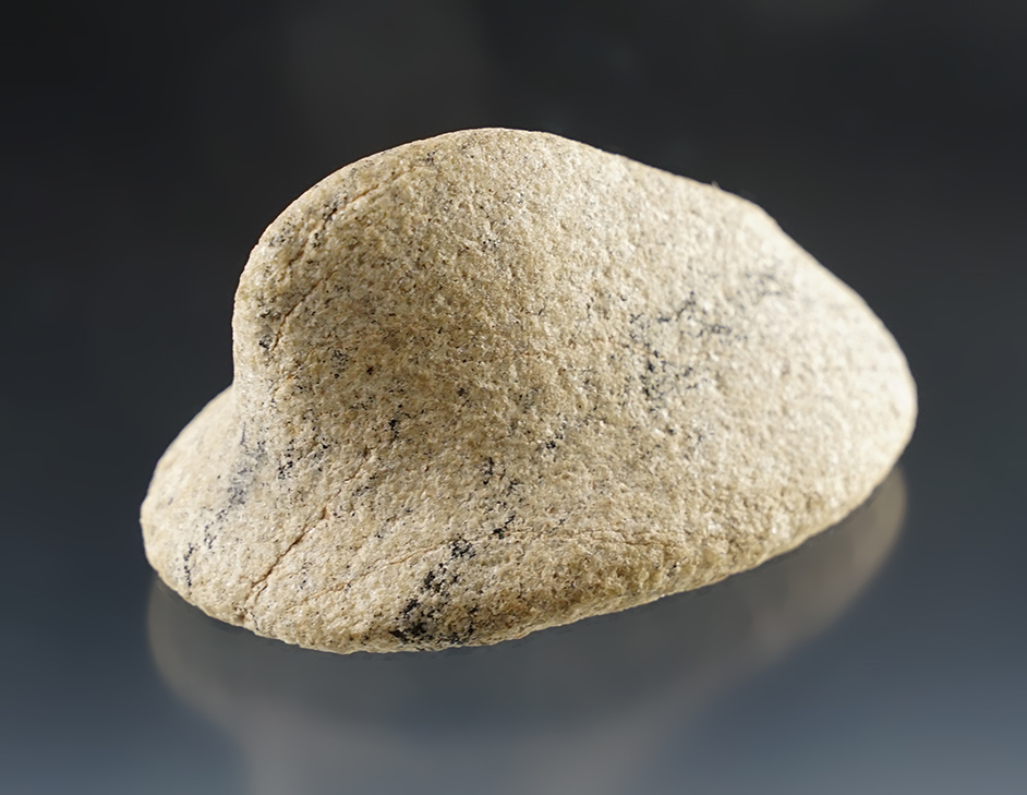 3 1/16" by 1 15/16" Birdstone Preform made from Porphyry. Found in Scioto Co., Ohio.