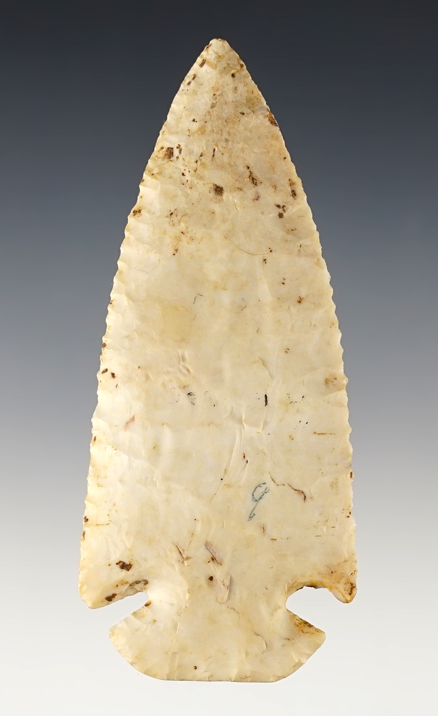 3 1/2" Dovetail - Burlington Chert. Good mineral deposits on surface. Found in Illinois. 