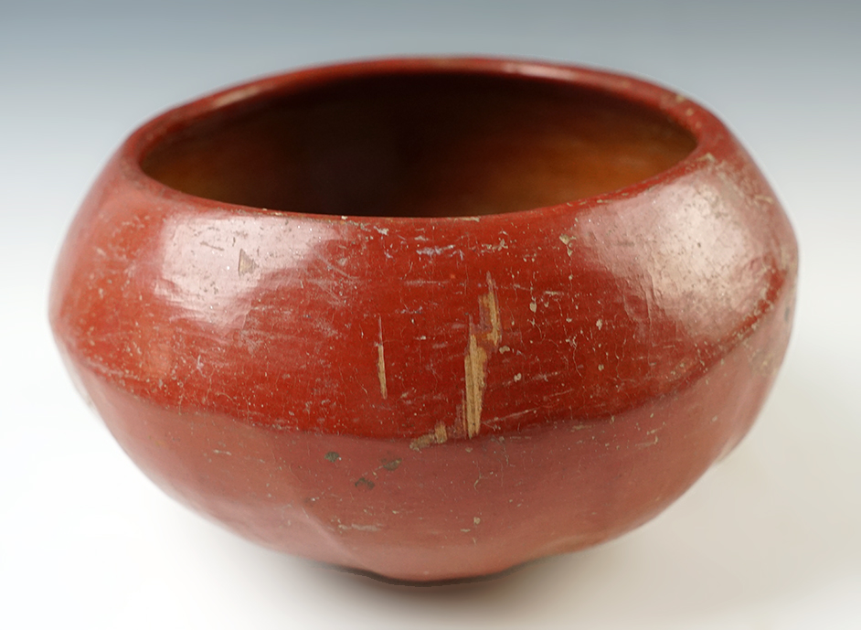 6 1/2" x 3" Chupicuaro Precolumbian Pottery Vessel in excellent condition. Found in Mexico. 
