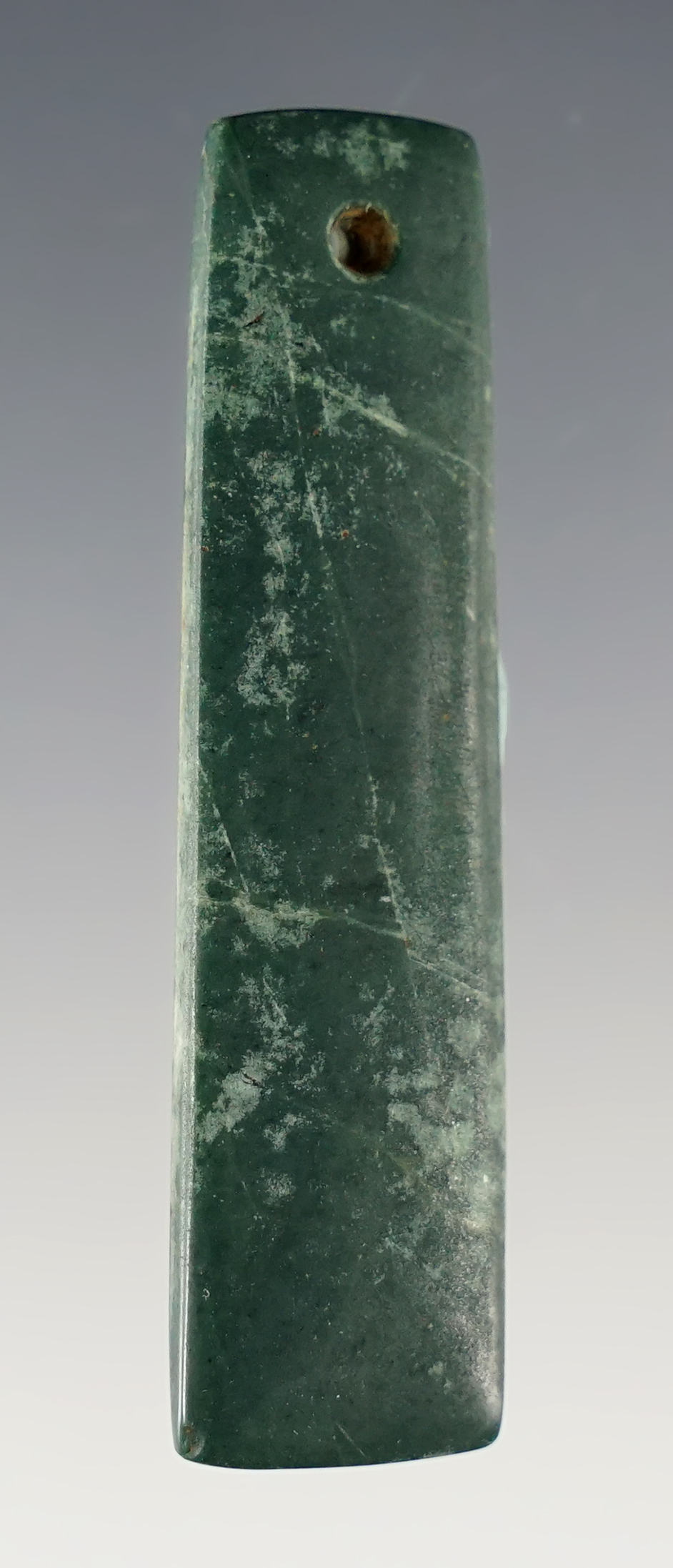 2 3/16" A fine Celt Form Pendant from Costa Rica, Nicoya Peninsula, Guanacaste Province.