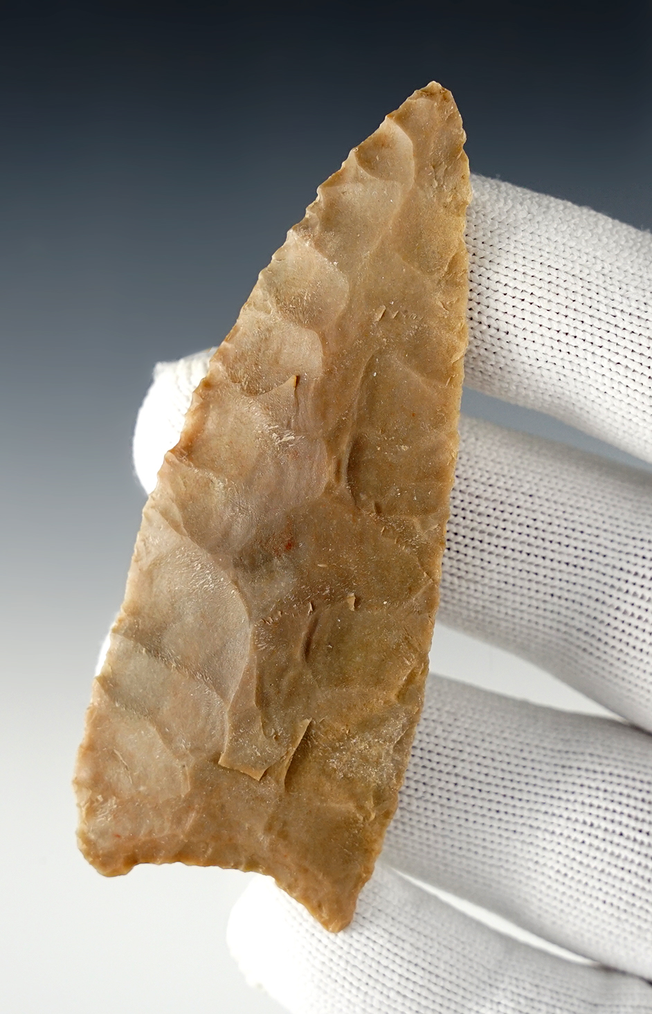 3 7/16" Kinney Knife - Bandera Co., Texas. Edwards Chert. Comes with a Bill Arnold COA.