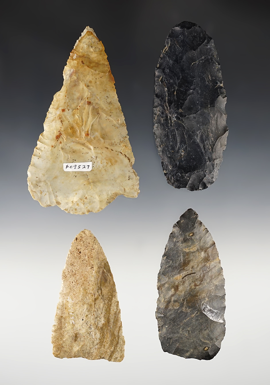 Set of 4 Ohio Knives in good condition. The largest is 4 1/4".