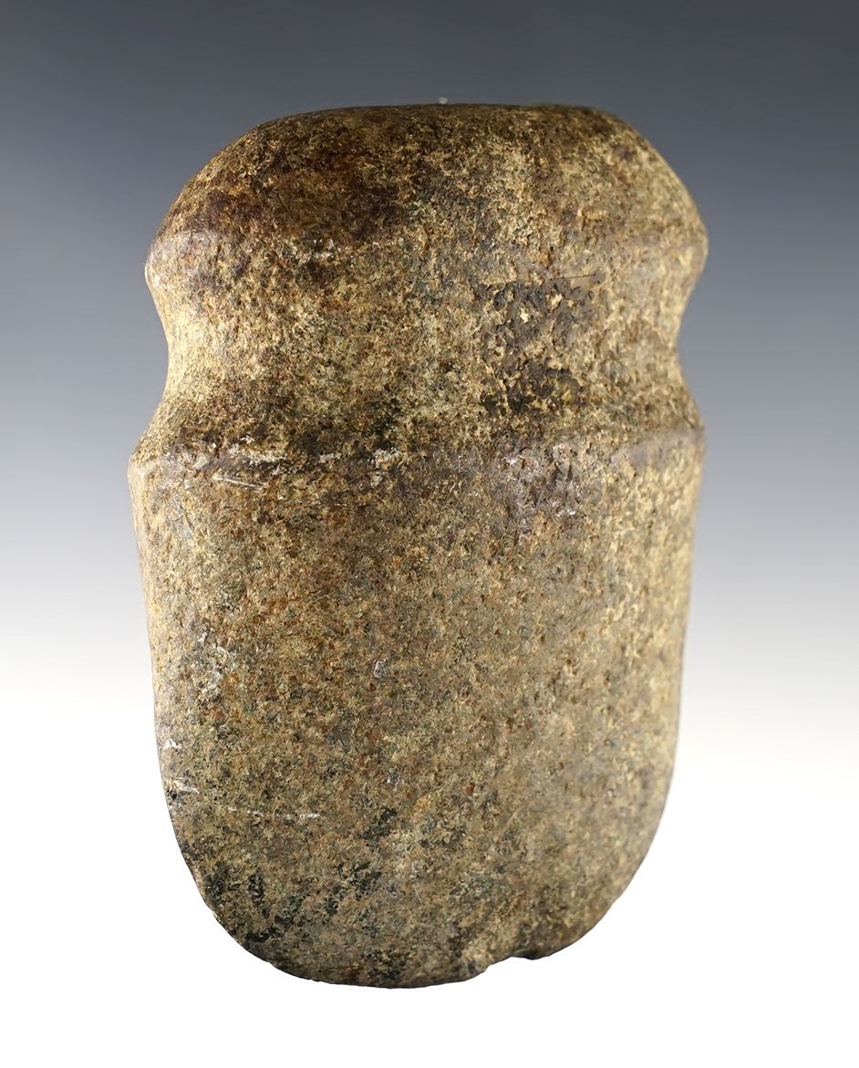 Well patinated 3 1/2" long Full Groove Axe found in Marion Co., Ohio.