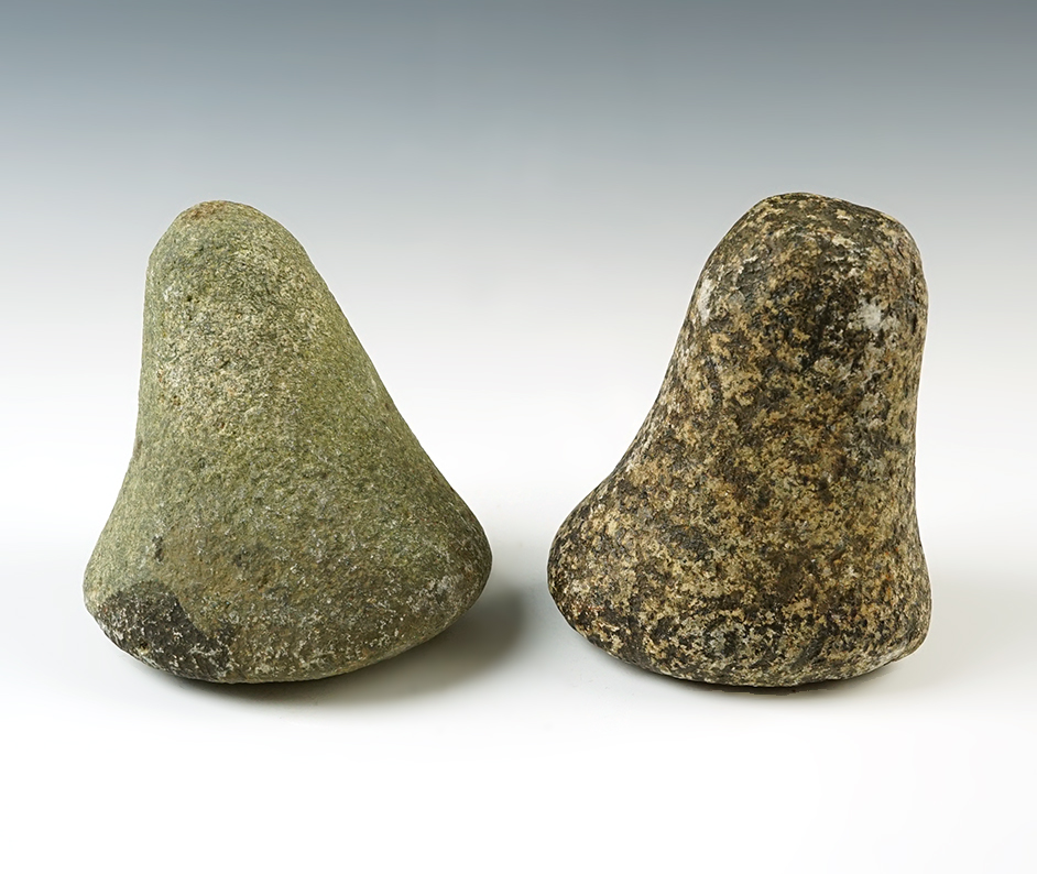 Pair of classic Ohio Bell Pestles in good condition. The largest is 4".