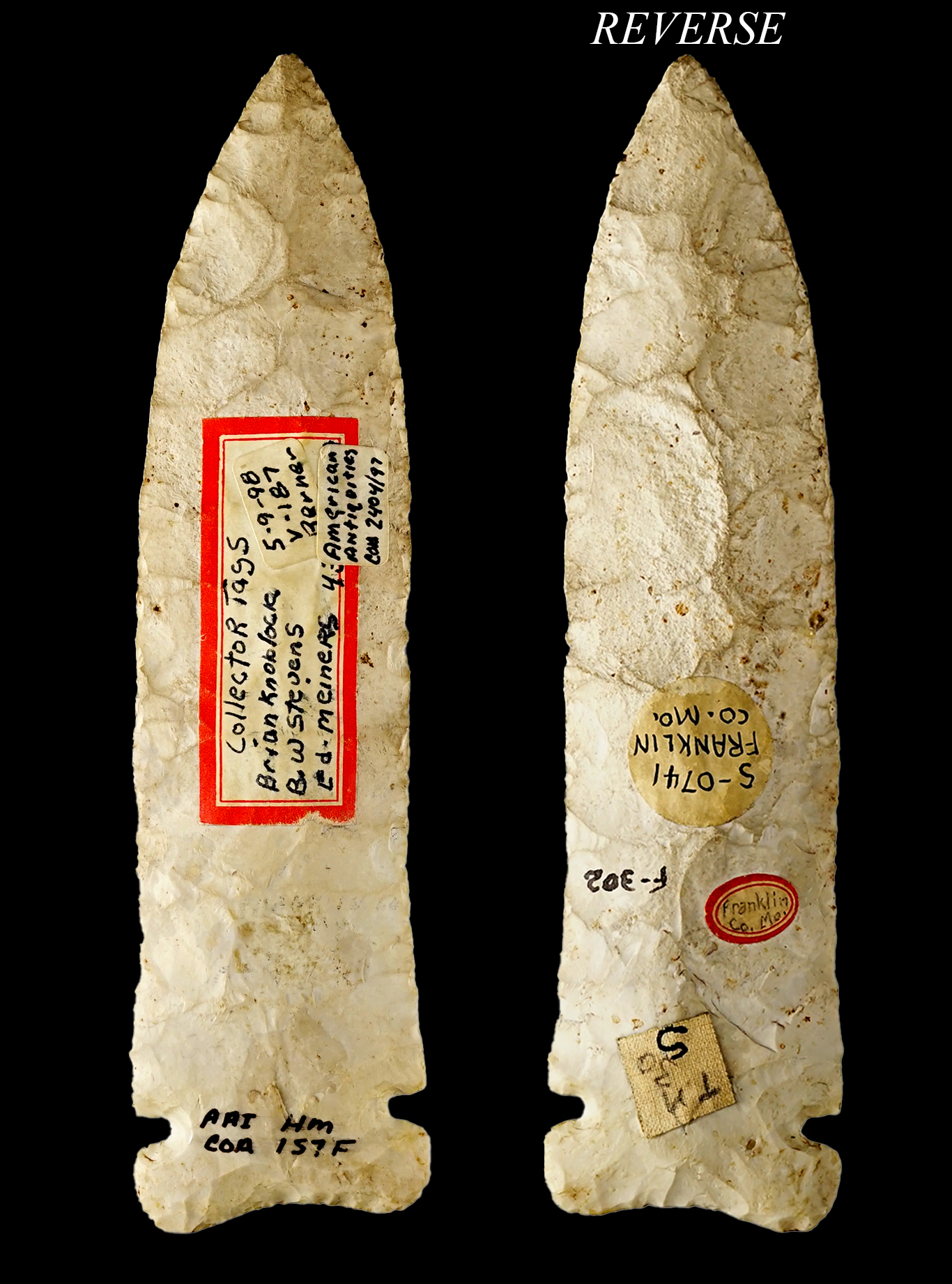 Large and impressive 6 1/8" Osceola - Franklin Co., Missouri. Ex. B.W. Stephens, Knoblock. COA.