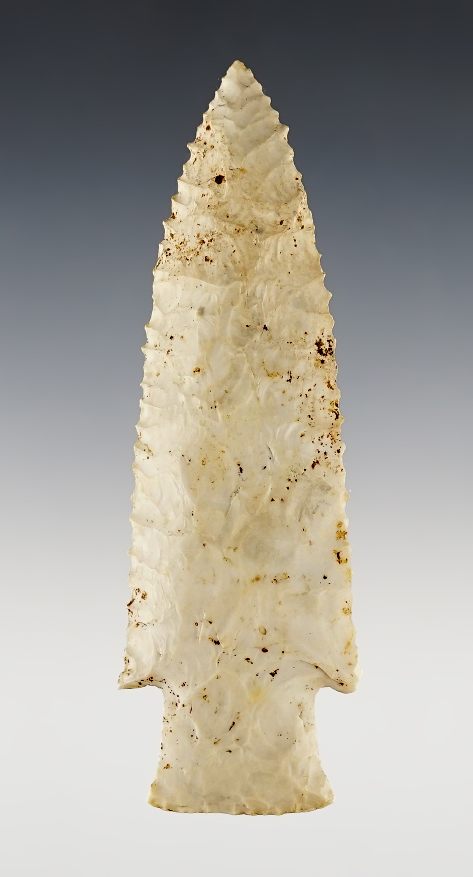 Superb! 4 7/16" Hardin with fine serrations and a well styled base. Partain and Davis G-10 COA's.