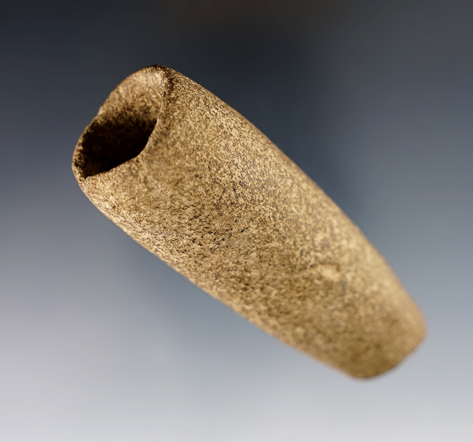 Exceptional example! 3 5/16" Adena Tube Pipe that is nicely styled - Ohio.