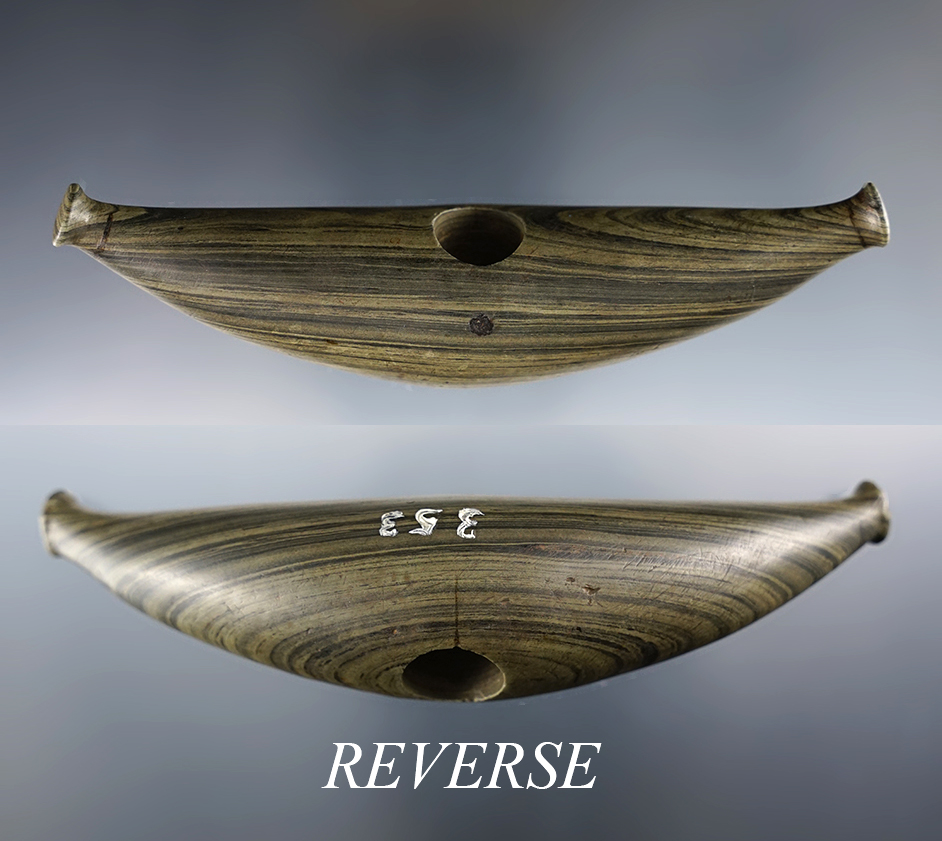 Sale Highlight! 4 3/4" beautifully crafted Knobbed Crescent in superb condition. Ohio.