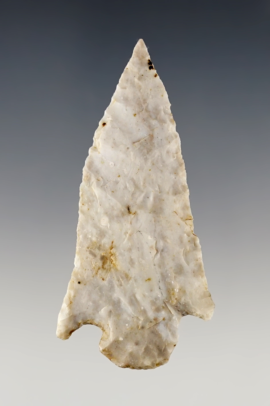 2 13/16" Stemmed Knife with a needle tip, found in Missouri. 