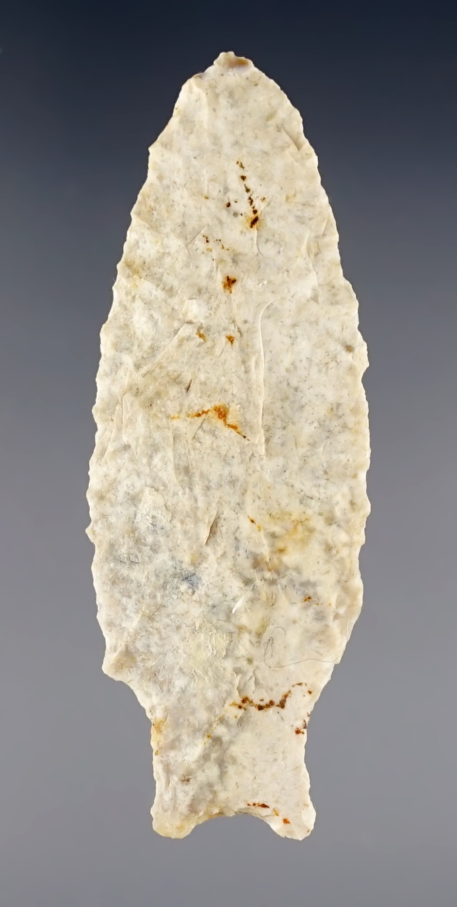 2 5/8" Uvalde that is heavily patinated. Found in Central Texas. Ex. Greg Perino.