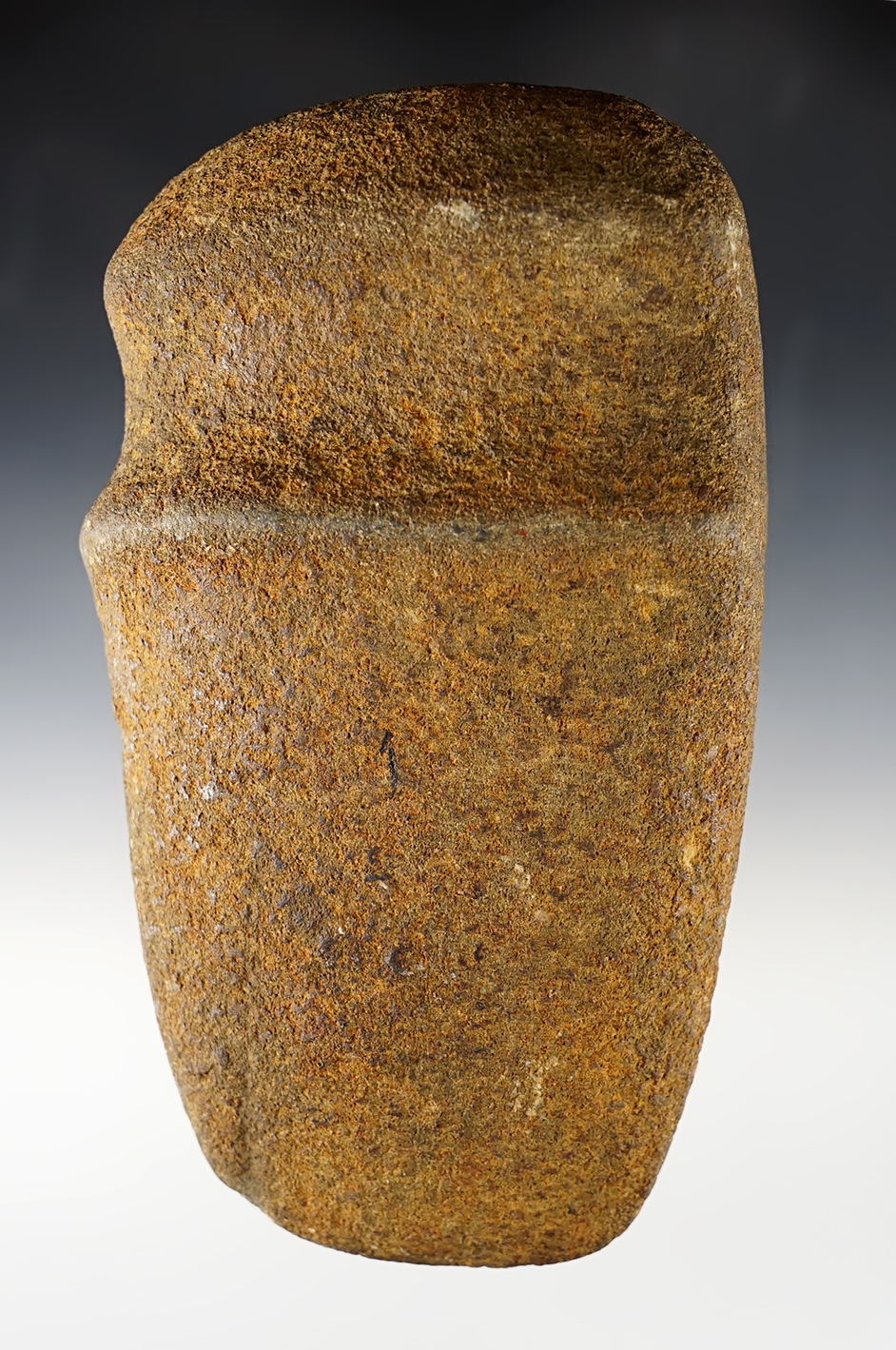 Impressive 6 5/8" long 3/4 Groove Axe found in Central Kentucky. Nice form. Ex. Davis.