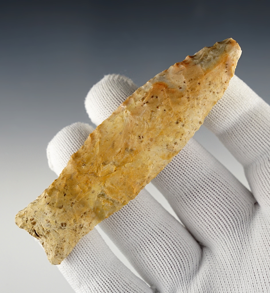 3 7/8" Lanceolate Knife found in Missouri. 