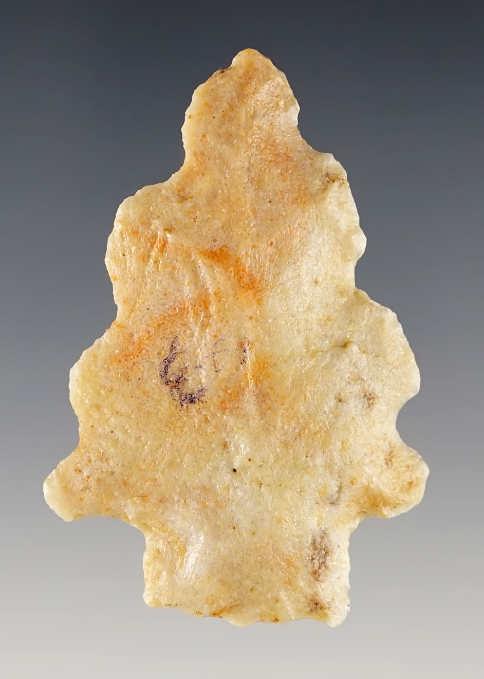 Rare 2 1/4" Eccentric found in Georgia. Well patinated and in excellent condition. Ex. Greg Perino.