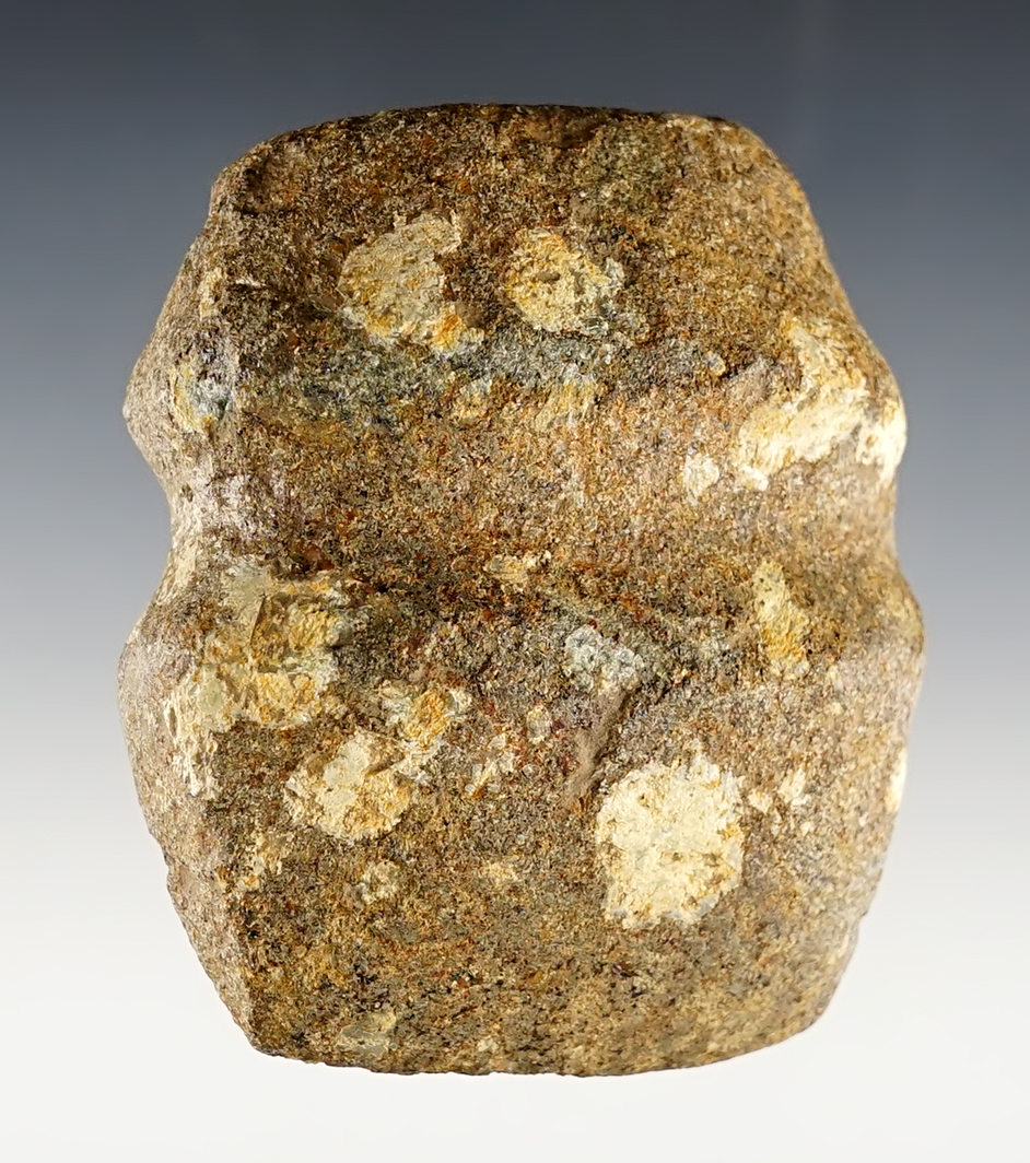 3 5/16" long 3/4 Groove Axe made from patinated Porphyritic Hardstone - Midwestern U.S.