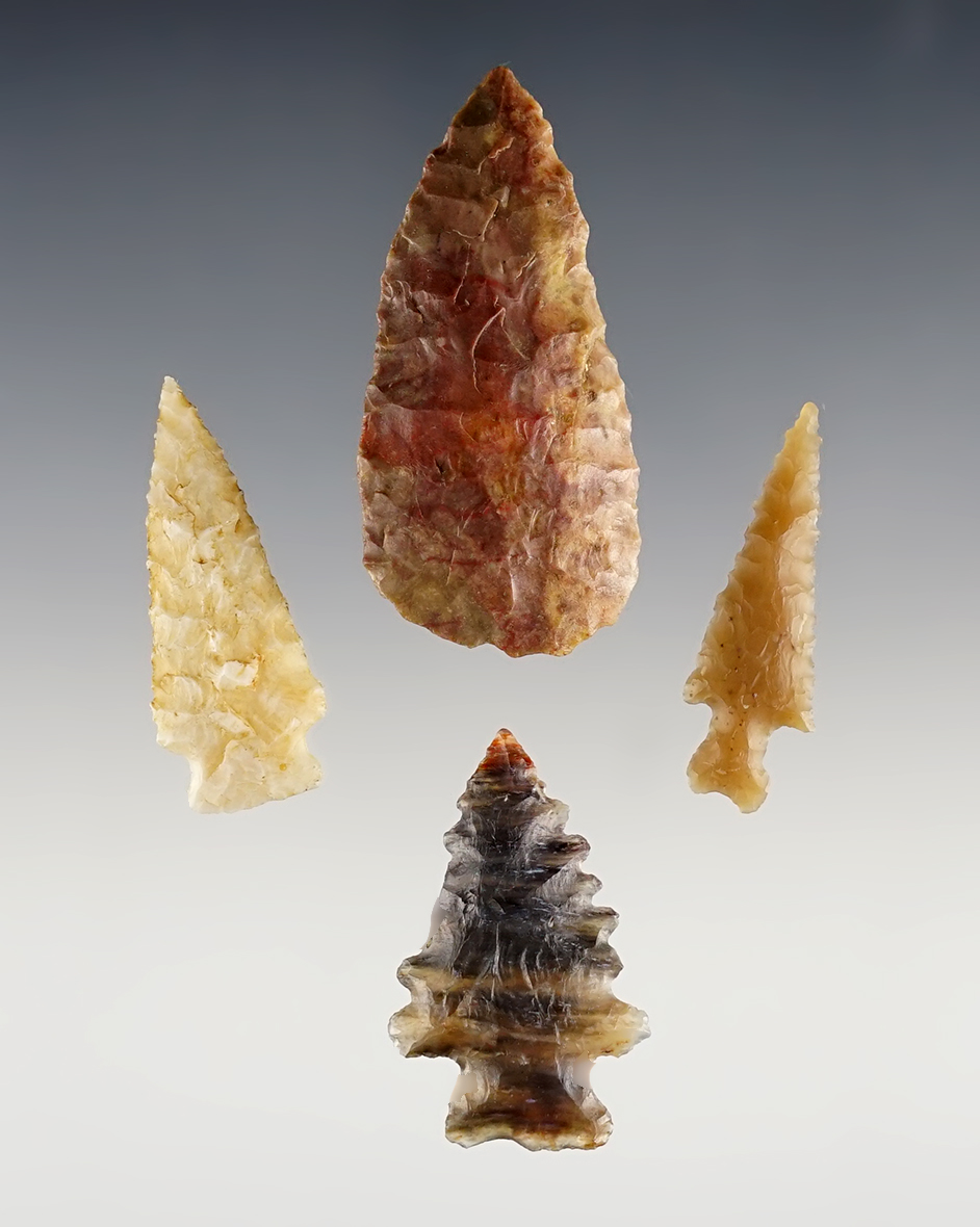 Set of 4 Colorado Points. All come with Stermer COA's. 