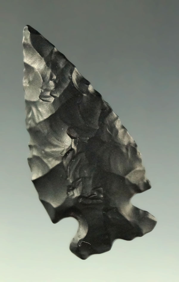 1 9/16" Merrybell made from Dacite that is nicely river polished.  Ex.  Shewey. Museum COA.