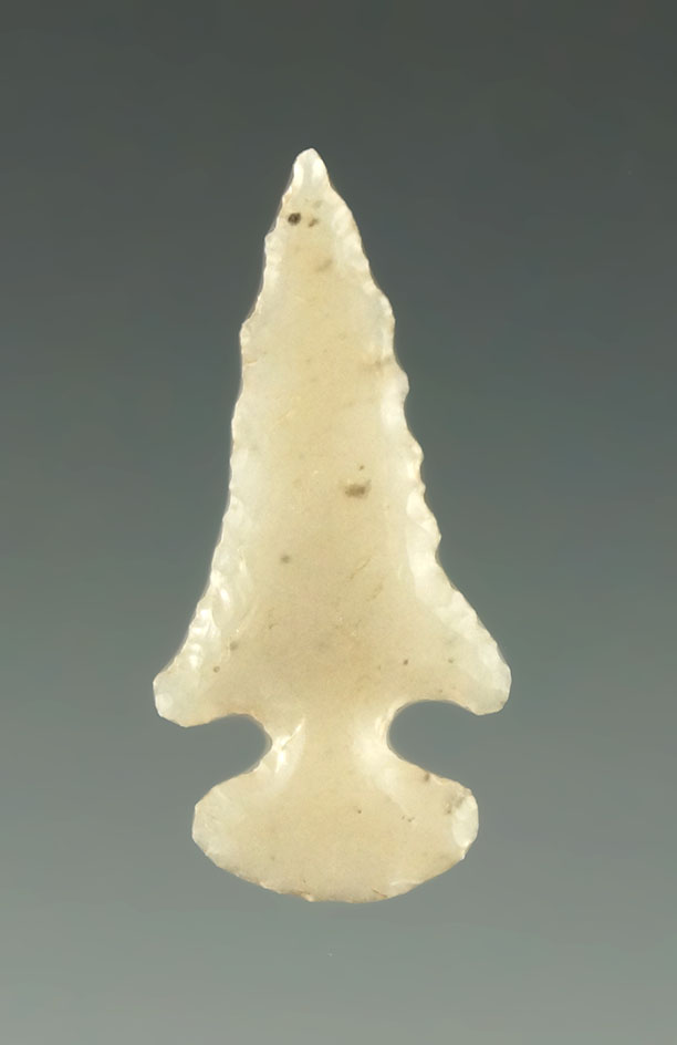 Exceptional! 13/16" Agee point, Ex. Ken Partain collection. Comes with a Davis G-10 COA.