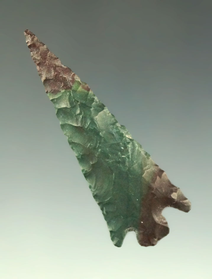 Incredible material color 1 13/16" Columbia Plateau - Columbia River. Ex. Shewey. COA.