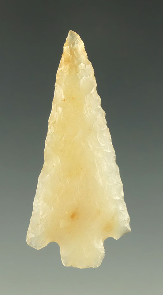 1 1/2" Rose Springs made from nicely translucent chalcedony found in Oregon. Ex. Shewey.