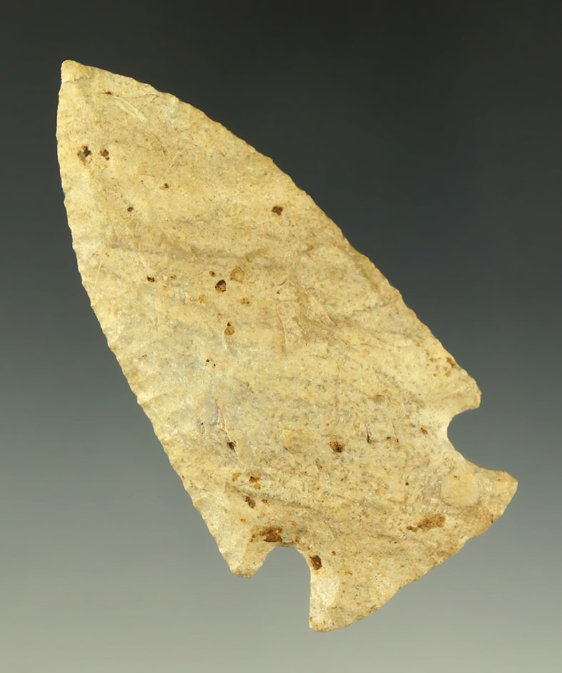 2 3/4" Stilwell point found in Stoddard County Missouri. Ex. Vinson collection.  Jackson COA.