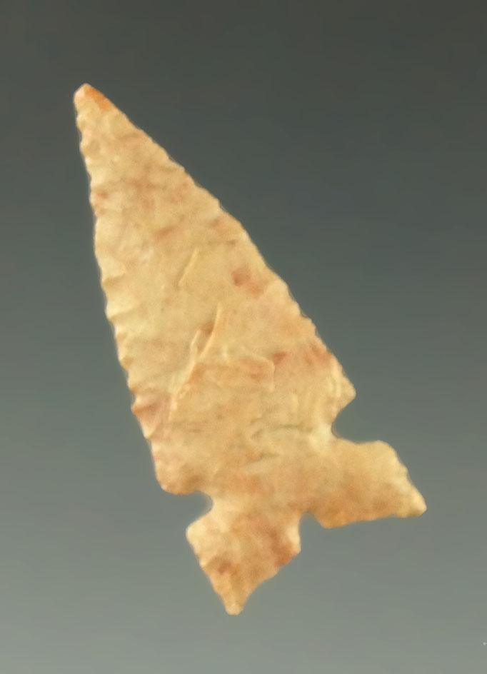 1" Harrell point found in Texas. Ex. Charles Shewey collection. Comes with a Davis COA.