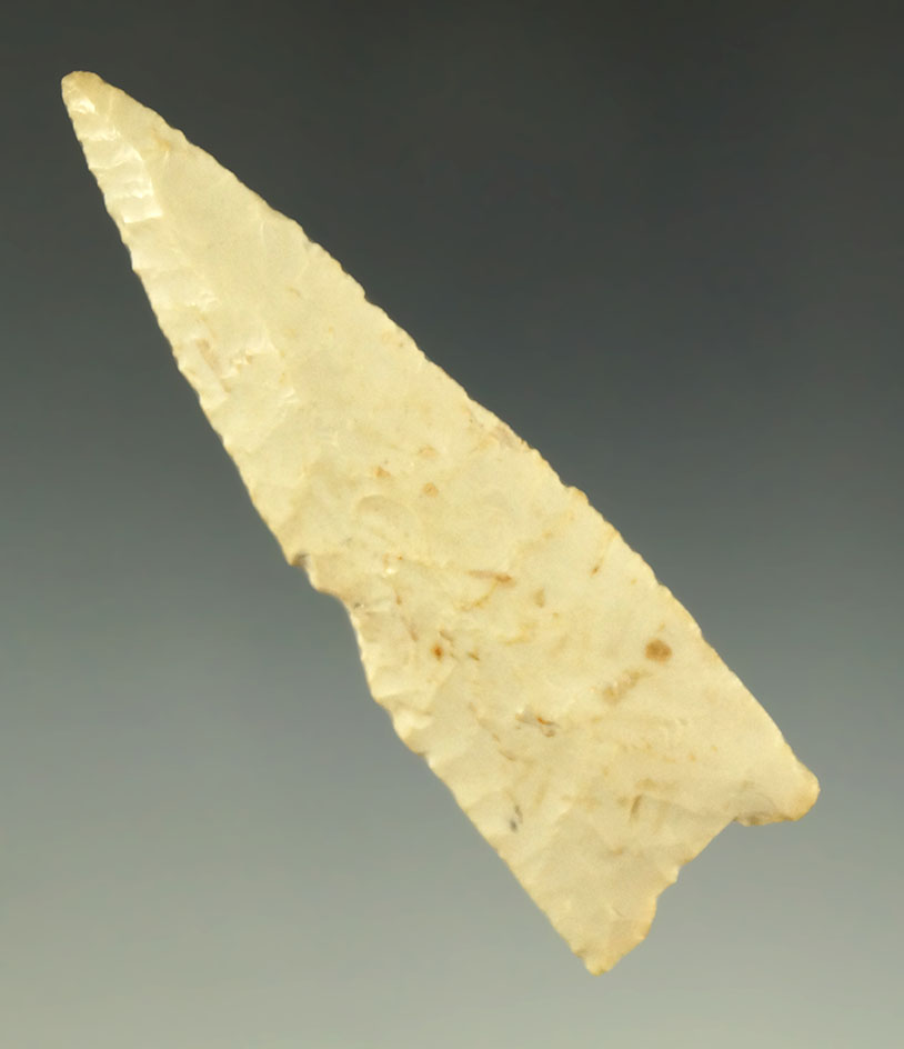 Rare style! 2 9/16" Firstview, Cody Complex lanceolate found in Missouri.