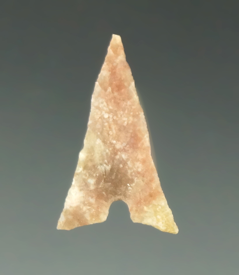 13/16" Garza point made from attractive mottled material found in Texas. Ex. Charles Shewey.