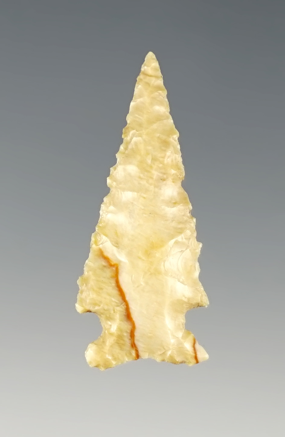 Well made 1 5/16" Corner Notch Dart Point found in Whitman Co., Washington.