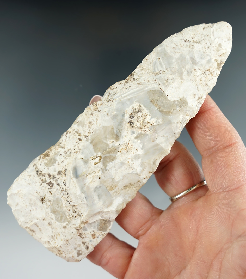 4 15/16" Flint Knife found in Missouri.