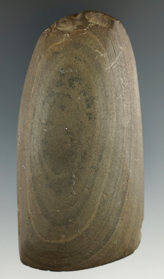 Well styled 3 1/8" slate Adze found in Ohio.