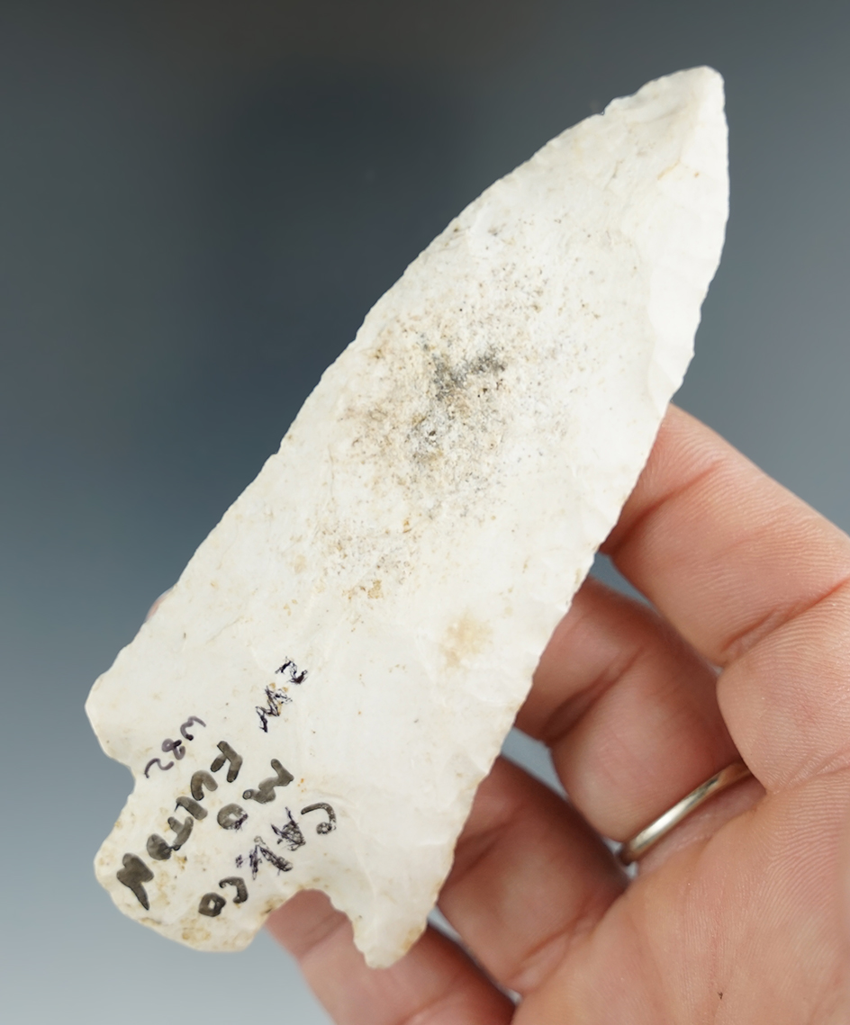 4" Flint Knife found in Calhoun Co., Missouri.