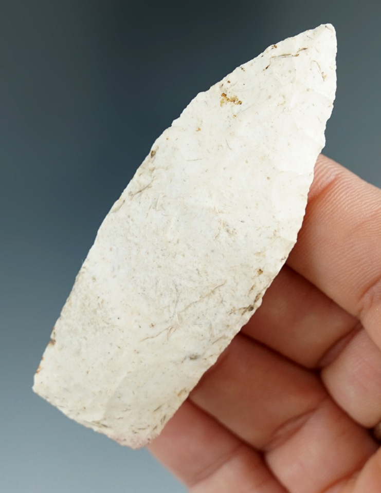 2 7/8" Agate Basin found in Missouri.