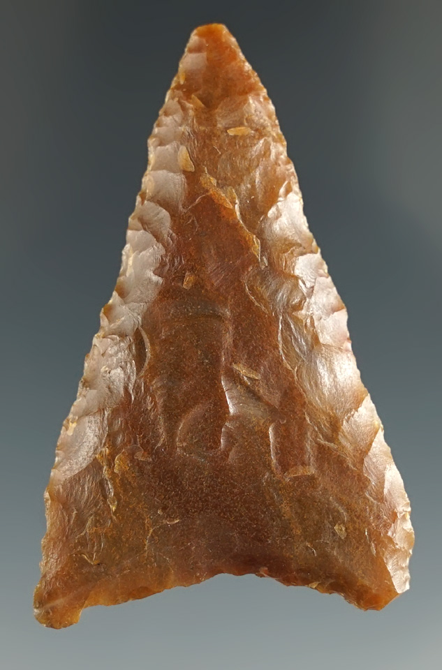 2 1/16" well made Columbia  Mule Ear Knife made from attractive material - Vantage Washington.