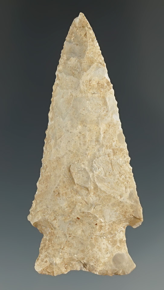 2 1/2" nicely bevel Hardin found in Missouri.