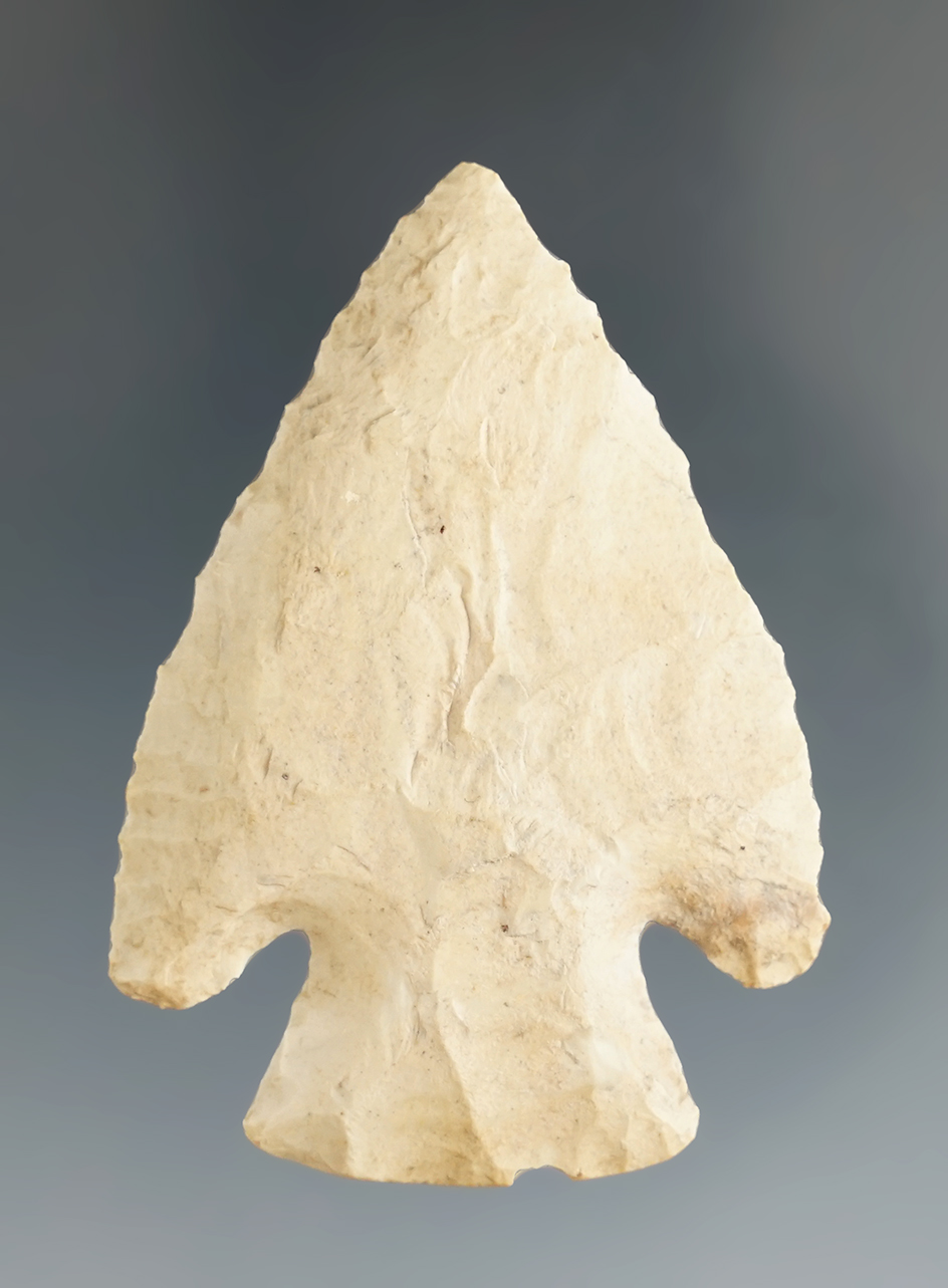 2 1/8" Archaic Cornernotch found in Missouri.