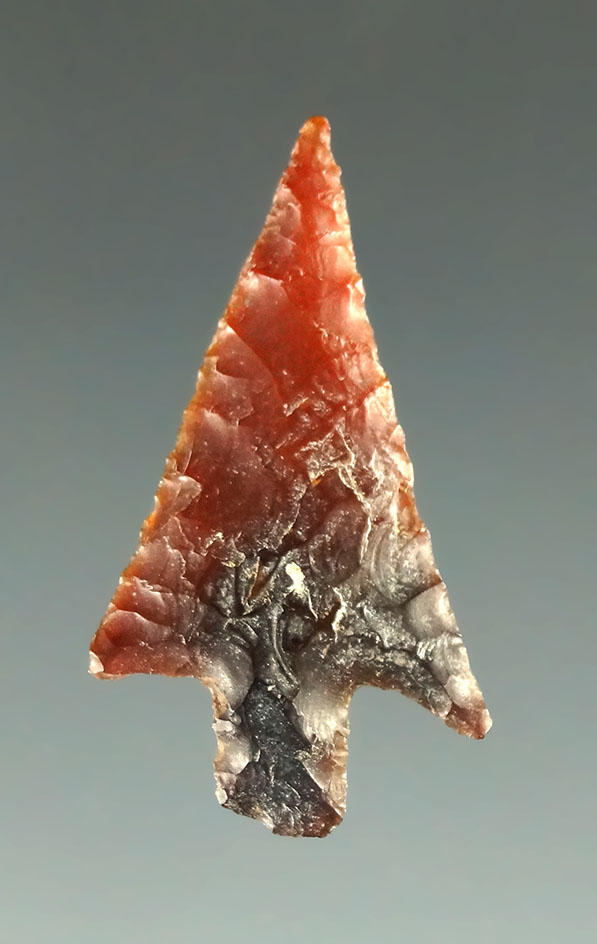 15/16" Columbia Plateau made from semi translucent brown and red material.