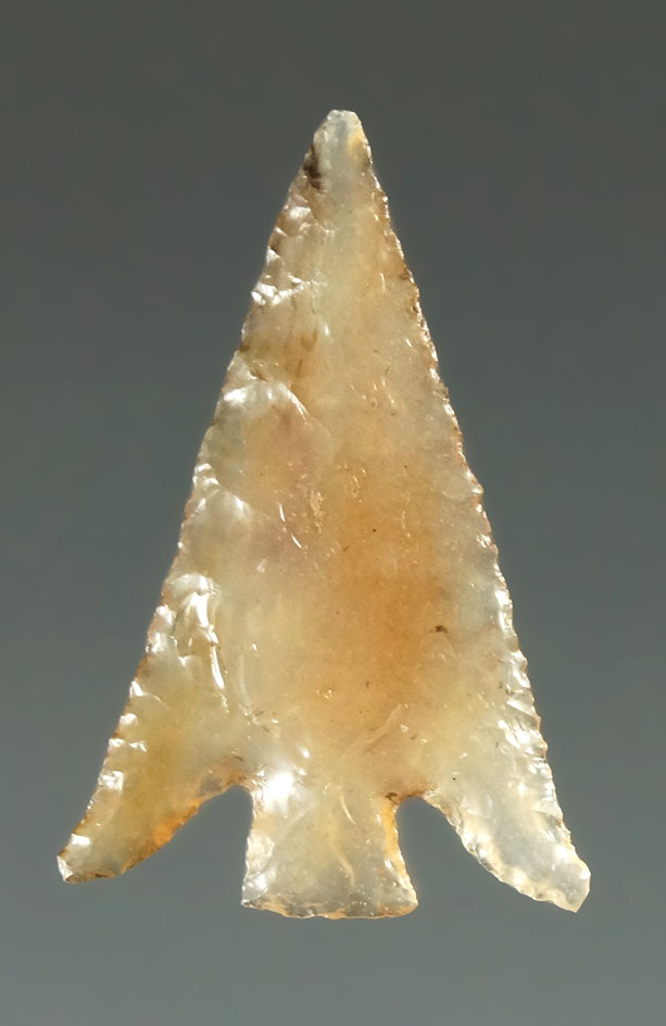 Incredible material! Thin and well flaked 13/16" Columbia Plateau - Columbia River.