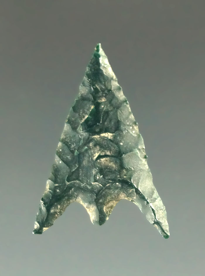 3/4" delicately flaked Columbia River Gempoint found near the Columbia River.