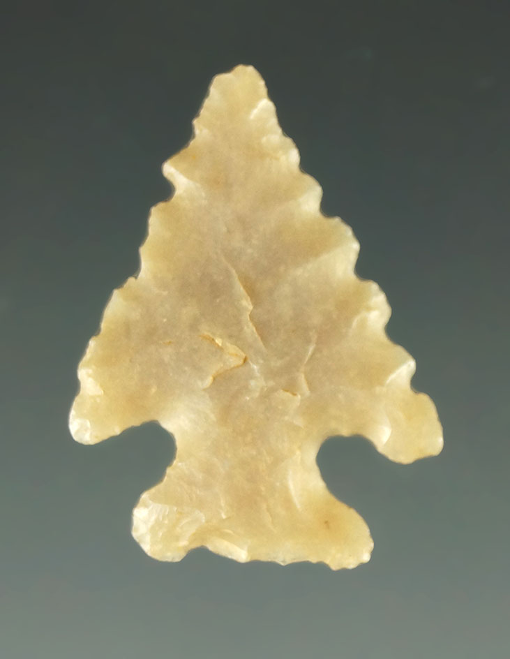 Ex. Museum! 7/8" Rockwall point found in eastern Texas.