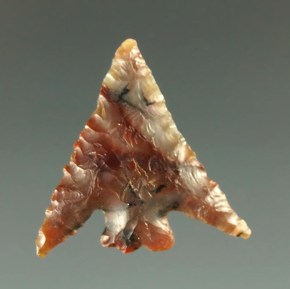 3/4" Columbia Plateau Split Stem - beautiful multicolored agate found near the Columbia River.