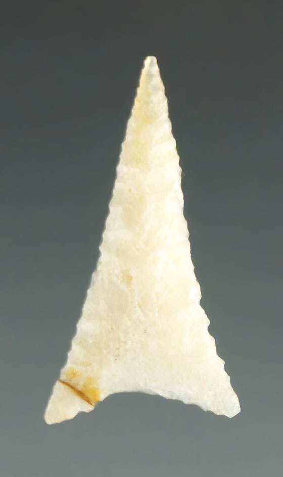 Ex. Museum! 15/16" Starr point - Texas that is nicely flaked and well styled. Ex. Charles Shewey.