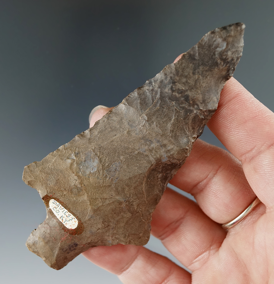 3 7/8" Pickwick Knife made from Dover Flint found in Daviess County Kentucky.