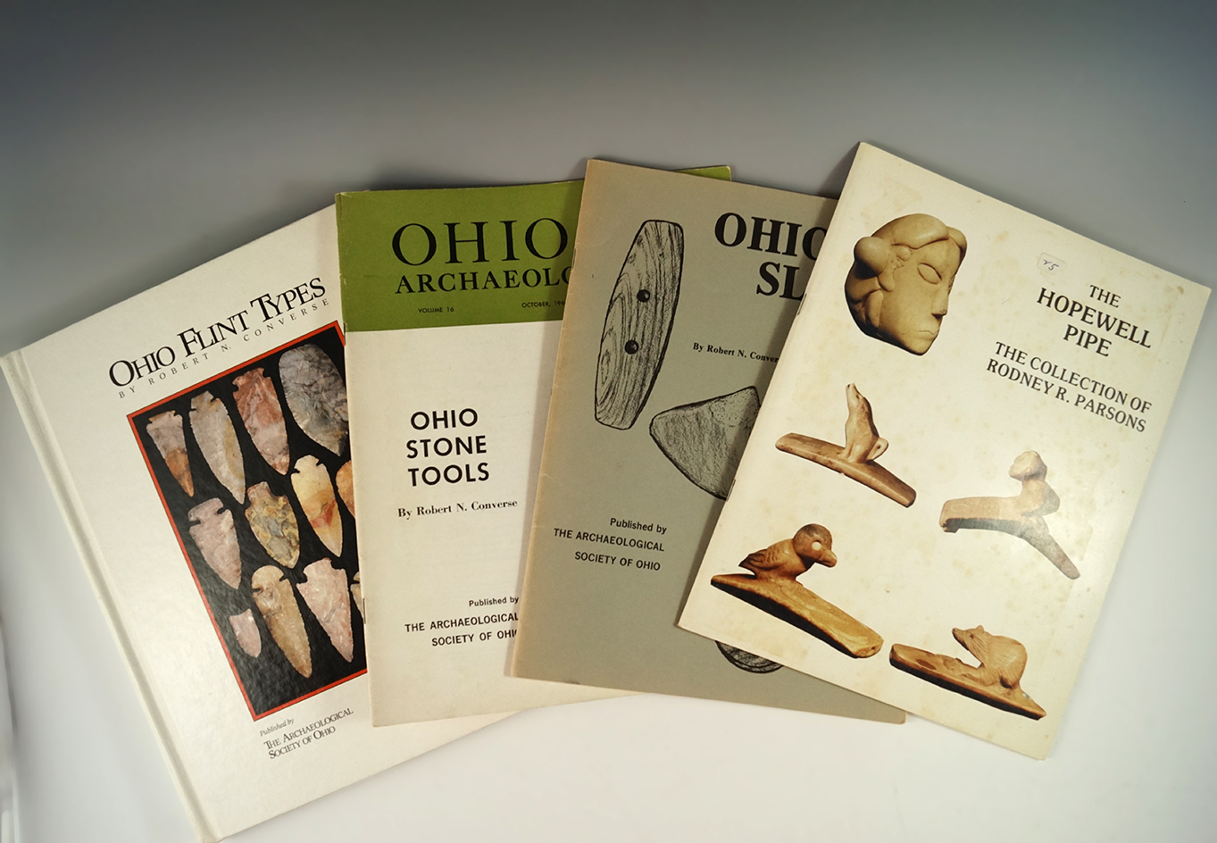 Set of 4 Ohio Reference Guides including Ohio Flint Types by Converse.