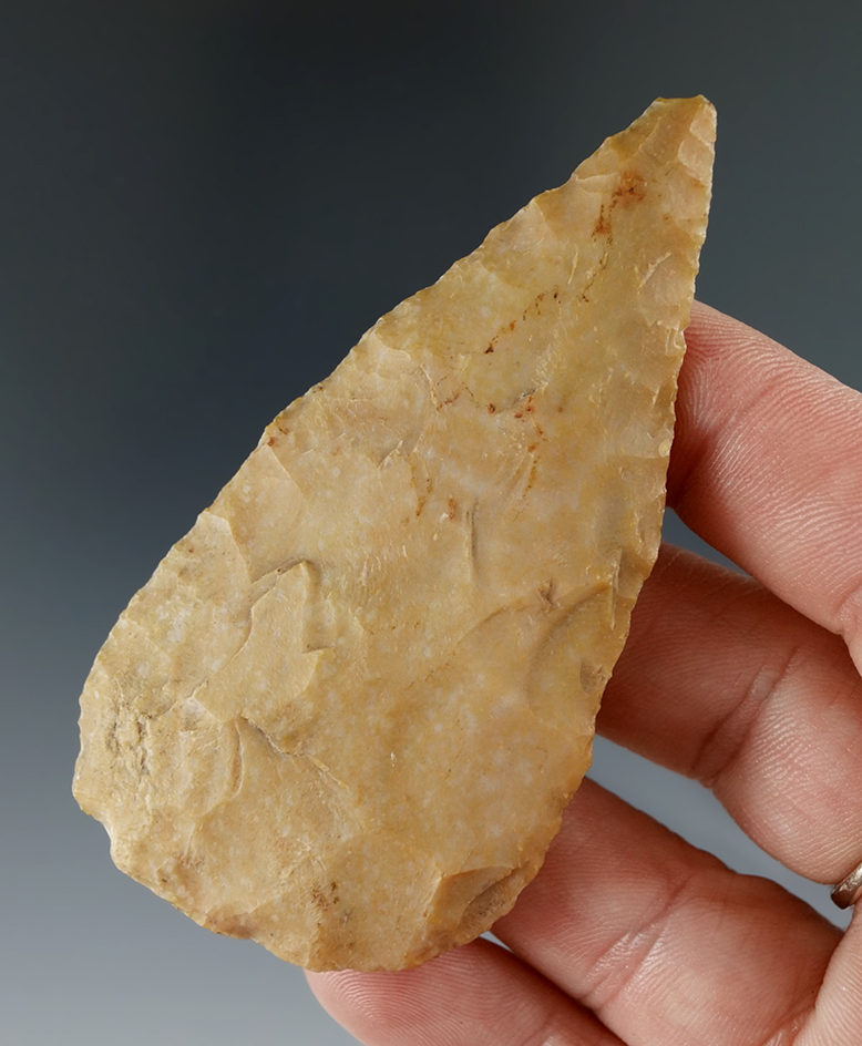 3 1/16" Archaic Blade found in Union County Illinois. Ex. William Cull collection.