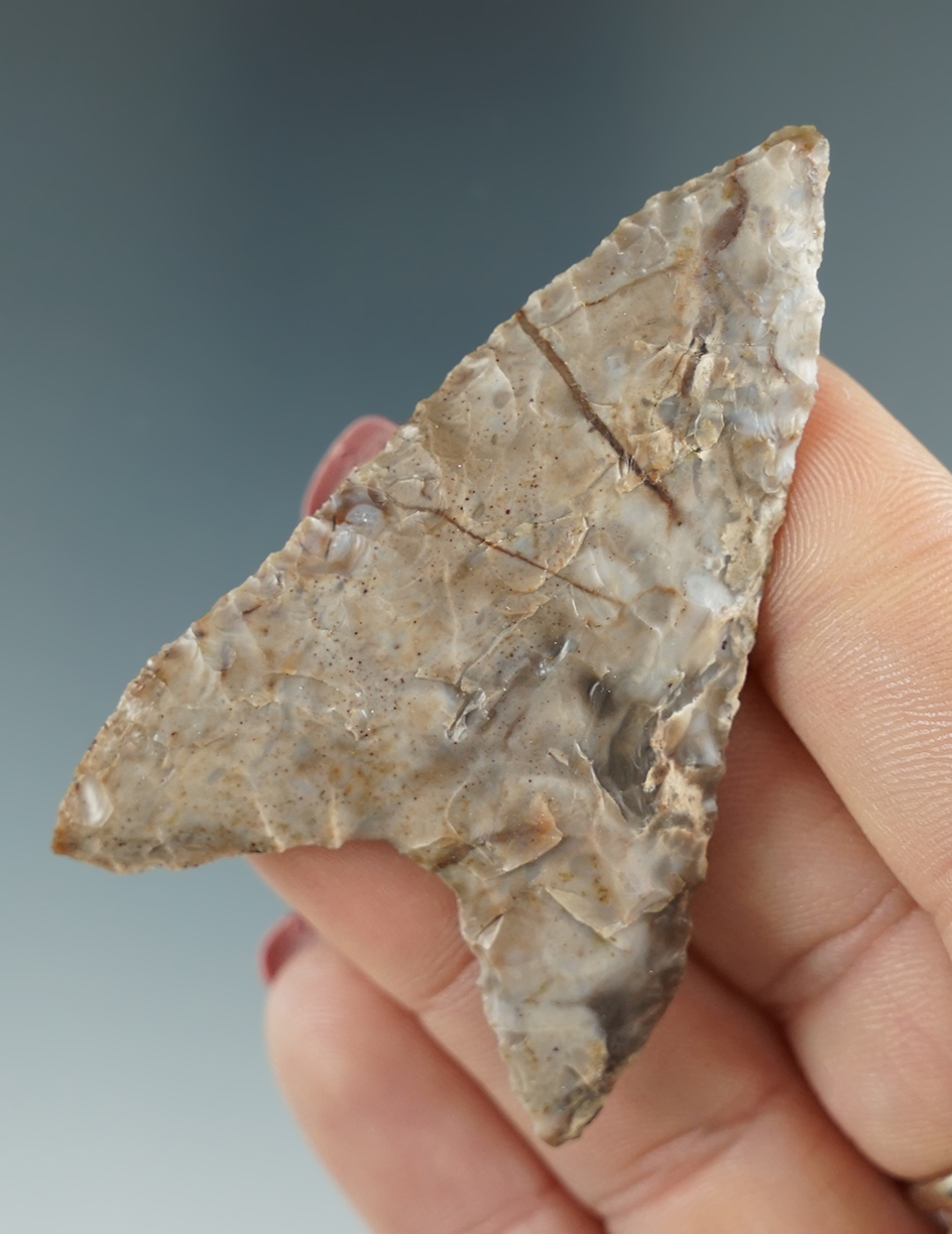 2 7/16" classic Columbia River Mule Ear Knife made from Agate. Columbia River, OR.