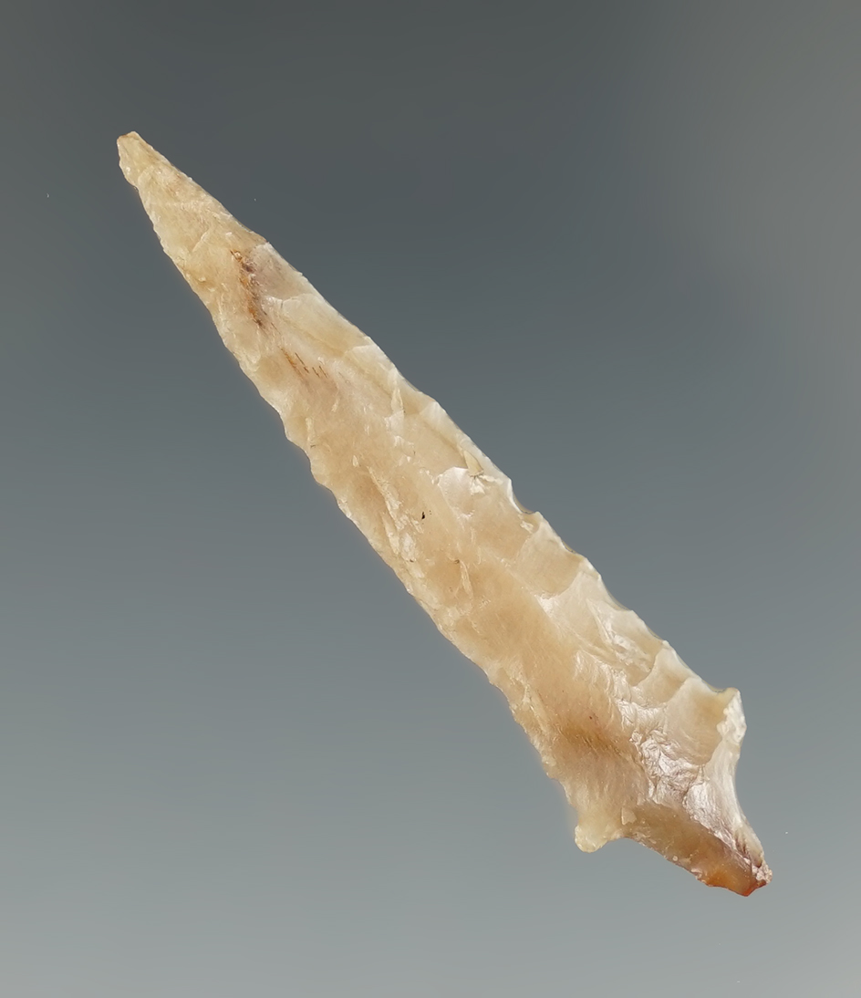 1 15/16" Rabbit Island made from gray Agate. Found near the Columbia River, OR.