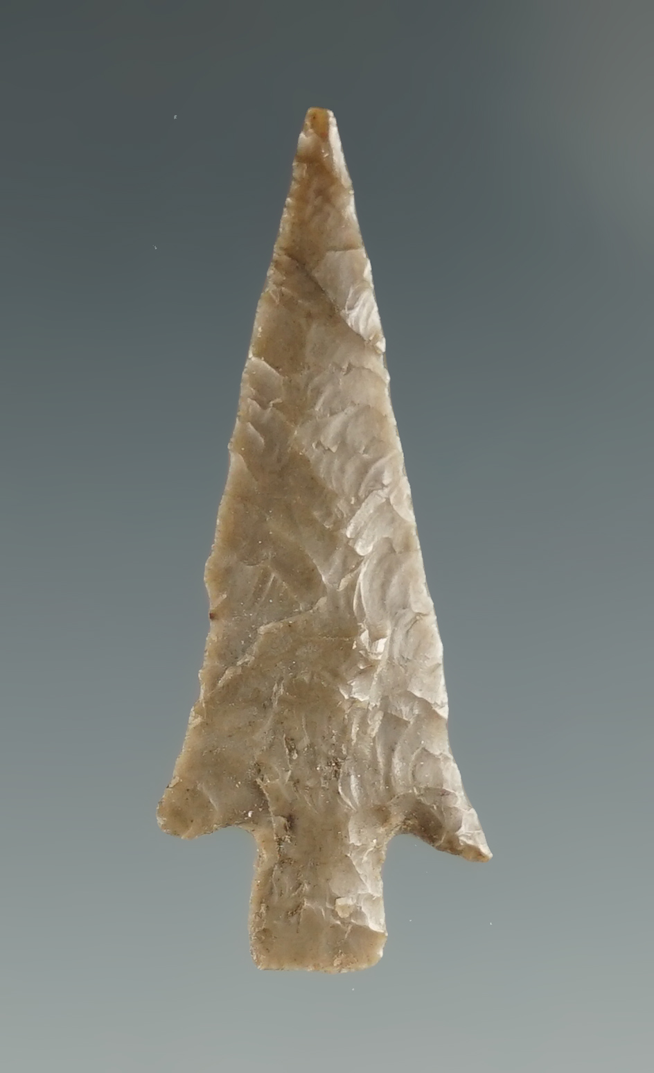 1 1/4" Wallula Gap Square Stem made from gray Agate. Found near the Columbia River, OR.